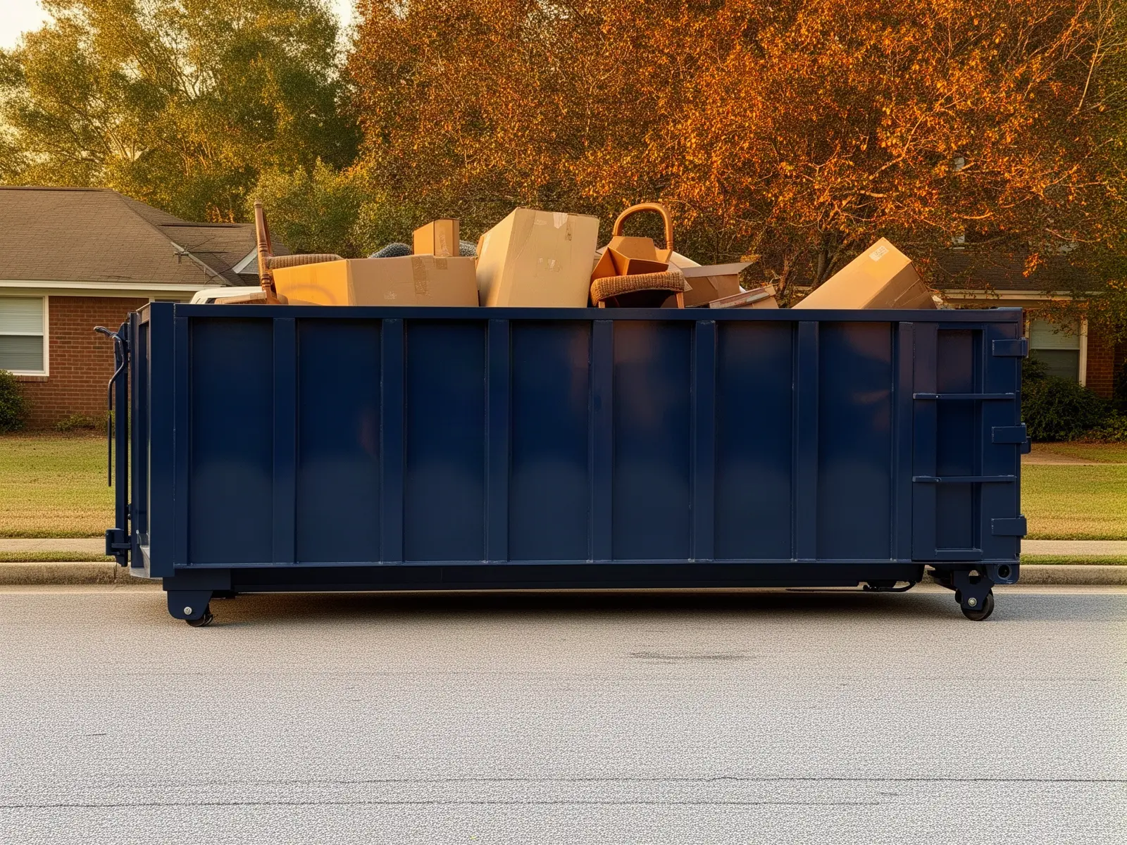 Roll-off dumpster from Palmetto Meadows Dumpster Rental in Anderson, SC